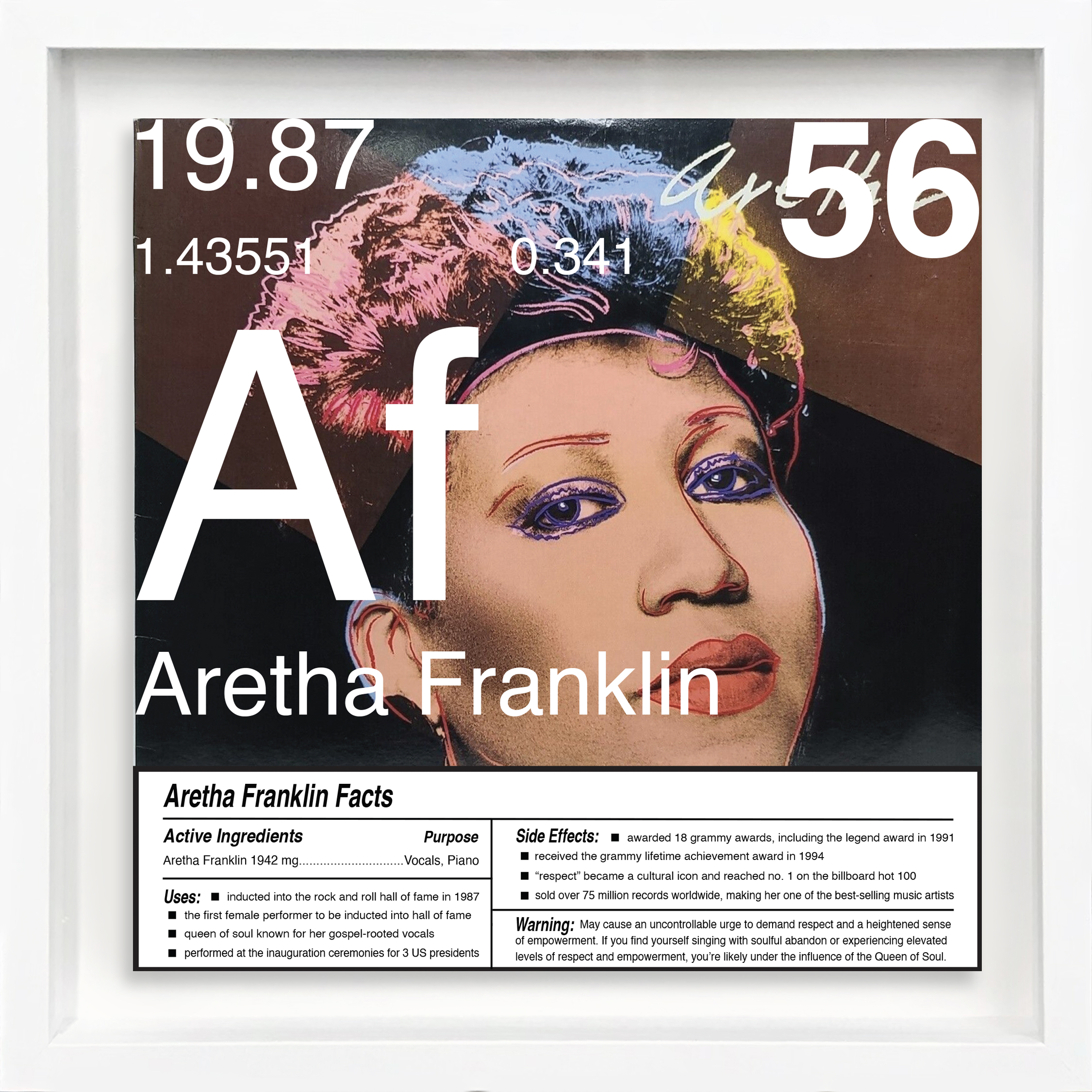 Aretha Franklin artwork